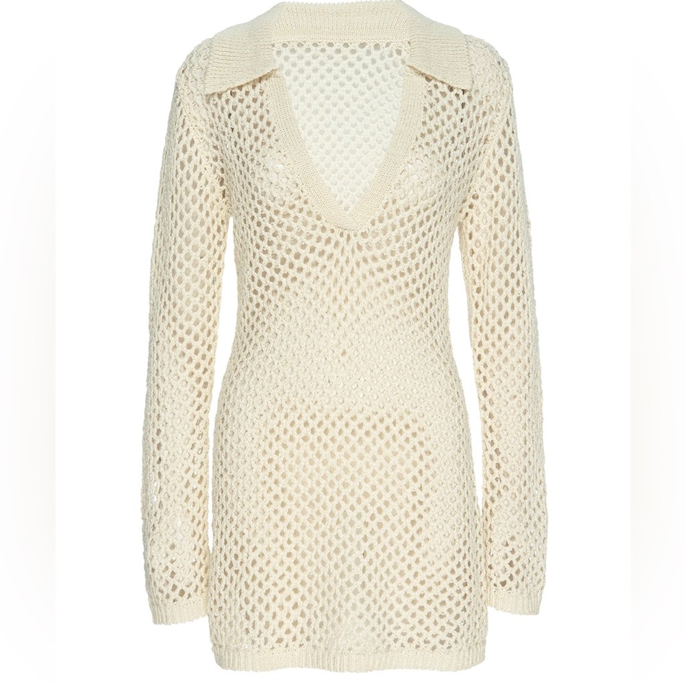 Monday Swim NEWPORT DRESS - IVORY CROCHET size S